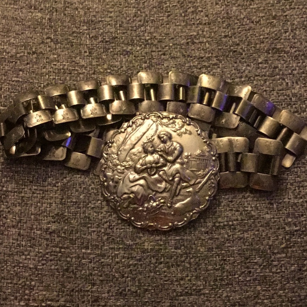 Vintage Silvertone Chain Belt